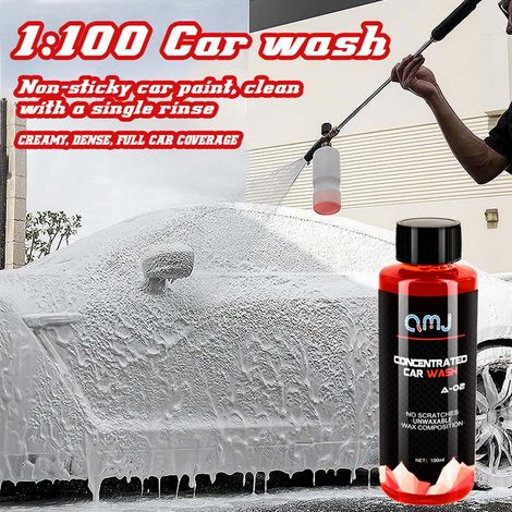 Shampoo Pour Carrosserie - Nettoyant Automobile Concentré - Mousse Haute Performance - Décontamination Puissante - 100 ml (1/5)