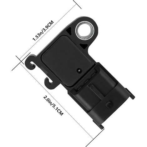 0261230309 is a differential pressure sensor for intake air pressure in 2013-2016 Ford Escape vehicles. (1/4)