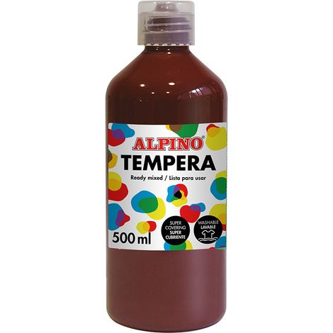 TEMPERA ALPINO LIQ. 500 ml MARRON