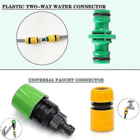 Raccord de tuyau pour robinet de cuisine, raccord universel pour robinet de cuisine, raccord pour tuyau d'évier, raccord pour mitigeur, adaptateur pour robinet de cuisine (1/2)
