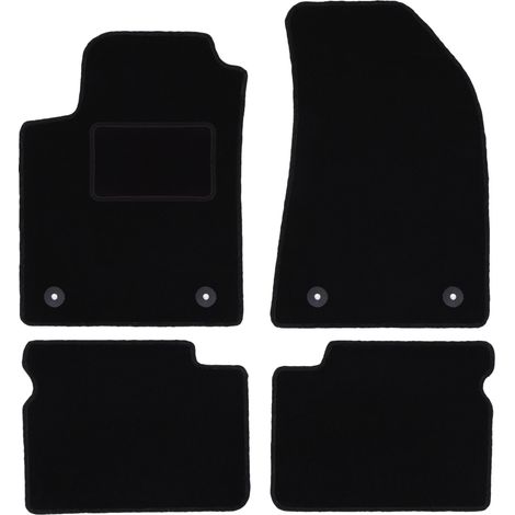Tappetini in velluto nero per: Fiat Bravo II hatchback (2007-2012) (1/5)