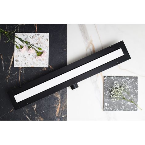 Desagüe Lineal Blanco - Super Bajo - LINE PRO - Blanco Brillo 90 cm (1/5)