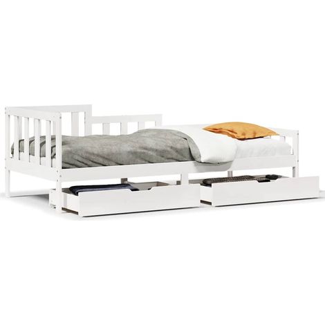 Maison Exclusive - Tagesbett mit Schubladen 90x190 cm Massivholz