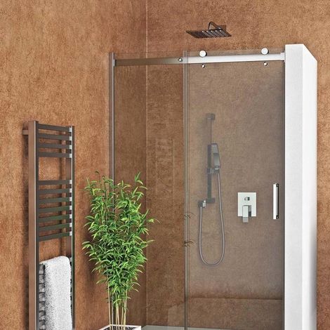 Roth Ambient Line Porte de douche 140 cm, orientation gauche et droite avec profilé chrome brillant (620-1400000-00-02) (1/2)