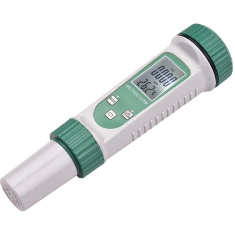 Eosnow Digitalwasserqualitätstester 6 in 1 Multifunktionsmonitor PH/ EC/ TDS/ Salz/ S.G/ Temperatur Tragbarer Testmesseranalysator für das Trinken von Aquarium Hydroponics Labor