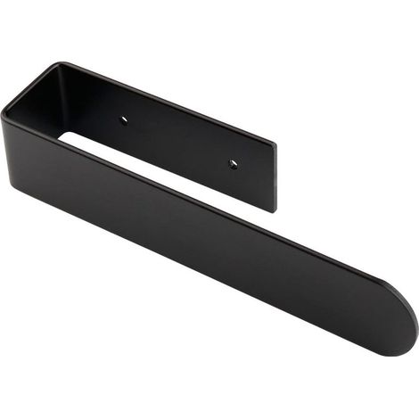 Porte Serviette Salle De Bain Noir, Adhesif Accroche Support Porte Torchon Mural sans Percage, Porte Serviette de Salle de Bain Mural en Acier Inoxydable pour Cuisine et Toilette (1/5)