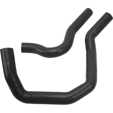 Hochtemperatur-Silikon-Kühlerschlauch, robust und langlebig, flexibles Set für Civic Type-R EK4 EK9, schwarz. (1/5)