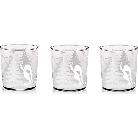 Set 3 Bicchieri da Tavola Acqua Vino Conic Elfo 360 ml Cerve (1/2)