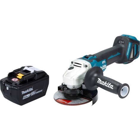 Meuleuse d'angle sans fil Makita DGA 511 Z 18 V 125 mm sans balais + 1 batterie 9,0 Ah - sans chargeur (1/5)