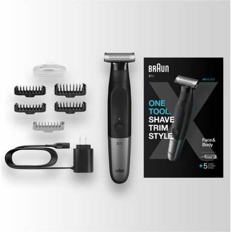 BRAUN SERIES X XT5100 WET & DRY AFEITADORA Y RECORTADORA DE BARBA (1/5)