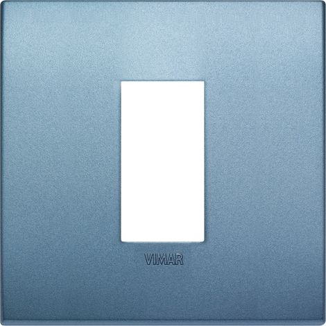 Placca Classic 1M blu matt scatola rotonda Vimar Arkè 19641.76