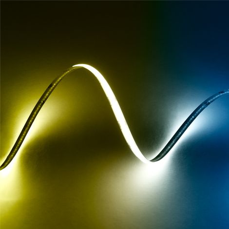 COB-LED-Streifen 5M 16W/M 1520Lm/M CCT (Einstellbar Lichtschirm) IP20 24VDC [SKY-FSLCOB-SS560L-8mm-CCT] (1/5)