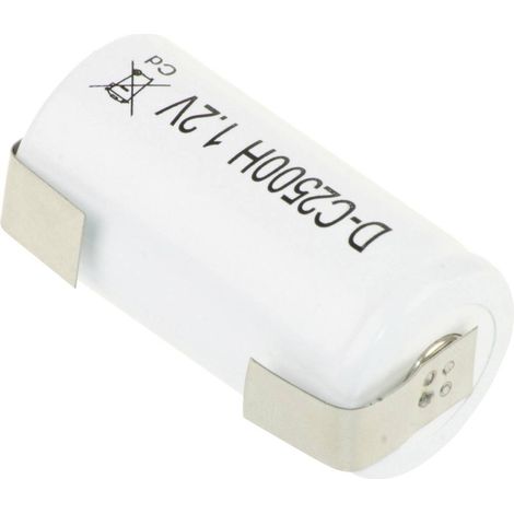 Mexcel D-C2500B Pile rechargeable spéciale LR14 (C) cosses à souder en U, flat-top NiCd 1.2 V 2500 mAh 1 pc(s) (1/2)