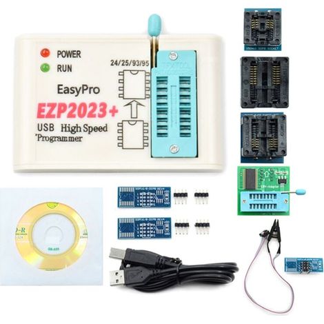 Programmateur SPI Flash Haute Vitesse Prise En Charge 24 25 93 95 EEPROM Bios 25T80 Gravure Copie Hors Ligne
