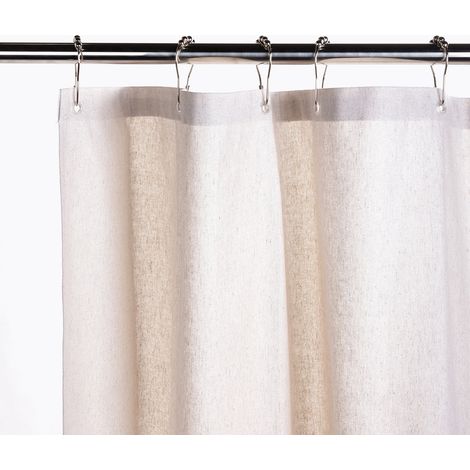 BATHBAZAAR - Rideau de douche Linos en coton et lin
