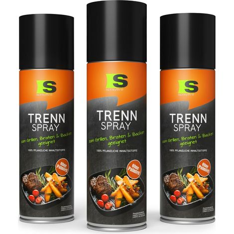 Spraytive 3x 400ml BBQ Trennspray - Zum Grillen, Braten & Backen - Backtrennspray, Trennfett, Antihaftspray (1/5)