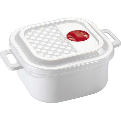 Contenitore per microonde bianco