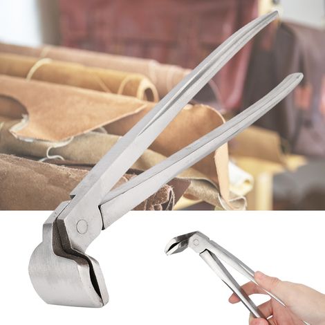 Pince de sertissage en cuir pour finitions et découpe, outil de création de sacs et porte-monnaie DIY (1/4)