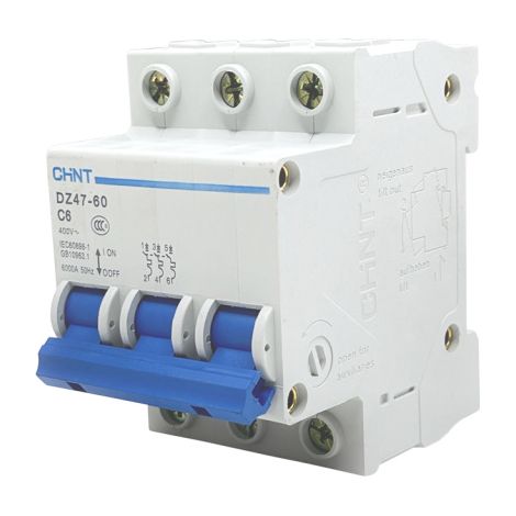 Thermoschalter Leistungsschalter DZ47-60 C6 Reset Schalter Überlastschutz für Stromerzeuger uvm... (1/5)