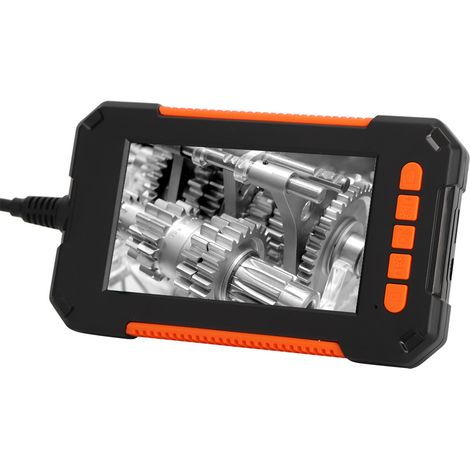 Industrielle Endoskopkamera P40 1080P, wasserdicht, mit 8 LEDs und 4,3-Zoll-Bildschirm (8 mm Durchmesser) (1/5)