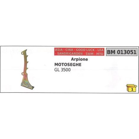 Arpione ASIA per motosega GL 3500 013051