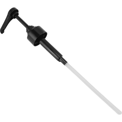 Pompe à pression 8 ml pour sirop, sauce, flacon, embout doseur pour boissons, compatible avec MONIN 1883, noir (1/5)