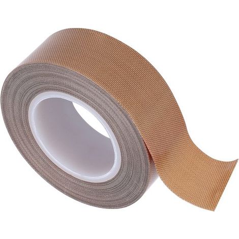 Hochtemperatur-Teflonband hochtemperaturbeständiges selbstklebendes Dichtmittel isolierendes Wärmewerkzeug für Vakuumiergeräte 0 25 mm x 19 mm x 10 (1/5)