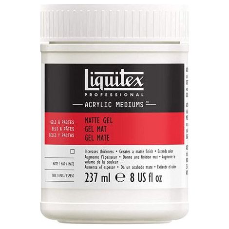 Additif Gel Mat - LIQUITEX - Taille M - 237 ml - Effets de texture mate - Pour adultes (1/3)