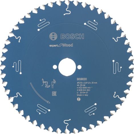 Lama Di Sega Circolare Expert 48T 230X30X2,8 Bosch
