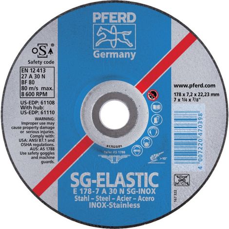 Disco Abrasivo A30Nsg V2A230X8,3Mm Gekr. Pferd
