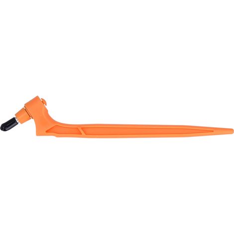 Couteau Artisanal en Acier Inoxydable avec Lame Rotative 360° pour Découpe Créative Orange (1/5)