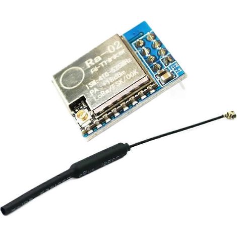 433MHZ SX1278 Module LoRa 10KM Ra-02 Carte de Transmission à Spectre Étalé Sans Fil 2.4G IPX Antenne (1/5)