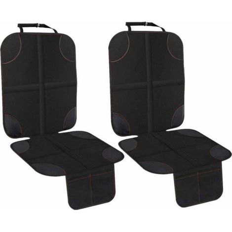 Housse De Siege Auto - Rembourrage Epais - Antiderapant Avec Sangles Reglables - Pour Cuir Ou Tissu - Lot De 2 (1/4)
