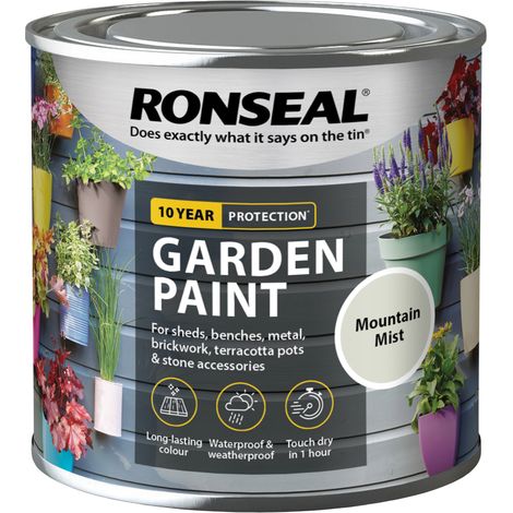 Ronseal Garden Paint - Mountain Mist - 250ml