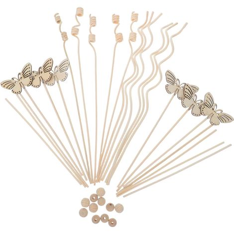 30 Stück Rotinstäbchen for Raumduft Aromatherapie Holzstäbchen Duftdiffusor Ersatzstäbchen (1/5)