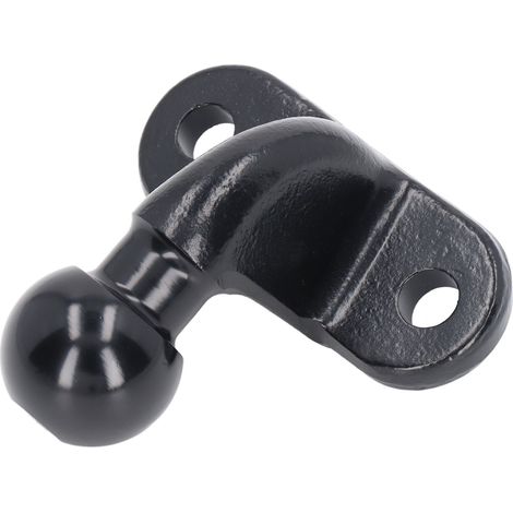 Boule d'attelage forgée noire de 50 mm en acier robuste pour camping-cars, caravanes et véhicules de loisirs (1/5)