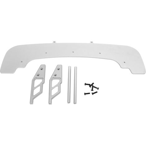 Pare-chocs avant RC en alliage d'aluminium 310mm poutre de pare-chocs avant pour ARRMA 1/7 1/8 pièce de remplacement amélioration argent (1/5)