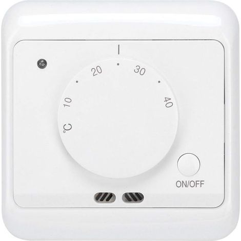 Wandmontierter mechanischer Thermostat 230 V 16 A Elektroheizung 5–40 °C Hotelbüro (1/5)
