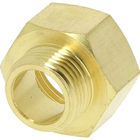 Anquier – Réduction laiton femelle 3/4 mâle 1/2 – Raccord à visser – Filetage 20-15 – Longueur filetage 9 mm