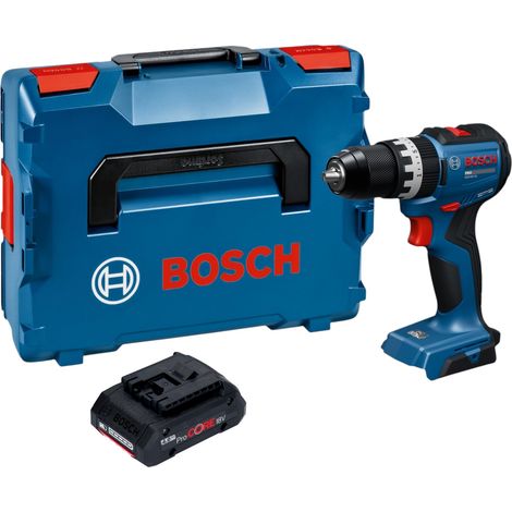 Perceuse-visseuse à percussion sans fil Bosch GSB 18V-52 Professional 18 V 70 Nm sans balais + 1 batterie ProCORE 4,0 Ah + L-Boxx - sans chargeur (1/5)
