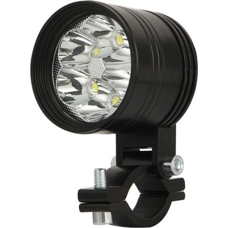 Projecteur LED moto 1 pièce 60W 6000K blanc super lumineux, étanche, spot de tête de phare antibrouillard pour conduite (1/5)