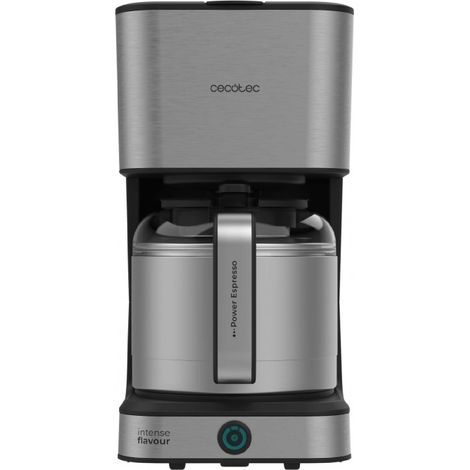 Cecotec – Cafetière à filtre 1,2L 950W – Verseuse thermo inox – Technologie ExtremeAroma pour café intense – Arrêt automatique après 40 min