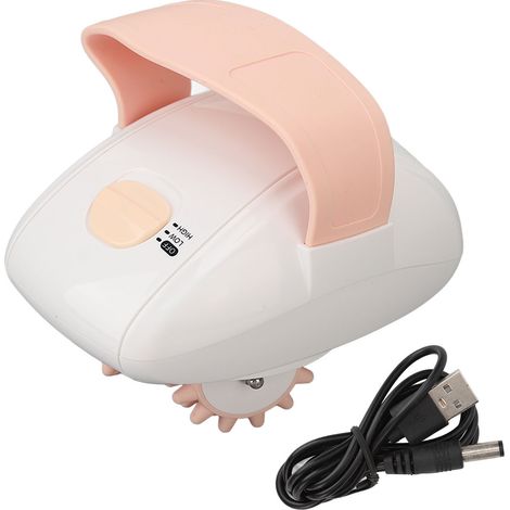 Massageur Anti-Cellulite Électrique Portable - Manche Ergonomique Léger pour Amincissement Corps, Rose (1/5)