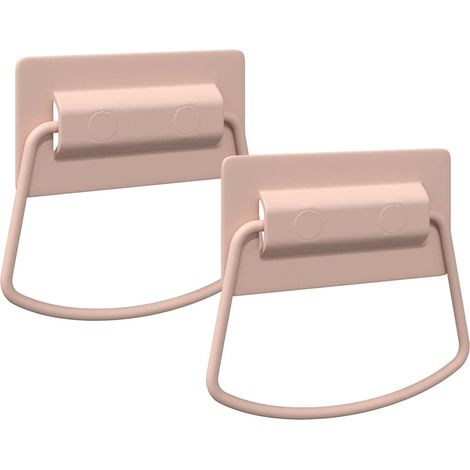 Maison Exclusive - Mangos de Gabinete 2 pcs Rosa 85 x 45 mm Metal