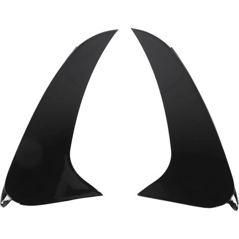 2 Pièces Déflecteur Pare-chocs Arrière Couvercle Prise Air Inférieure Garniture Cadre Remplacement pour Mercedes CLS W218 C218 Noir Brillant (1/5)