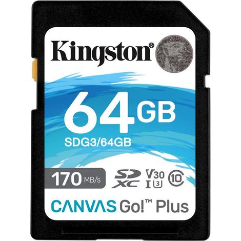 Kingston Technology Canvas Go Plus SD Classe 10