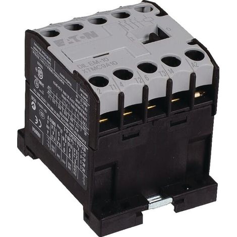 Eaton Contactor de potencia, 400 V 50 Hz, 440 V 60 Hz, 3 polos, 380 V 400 V, 4 kW, Contactos S = Normalmente abierto = 1 S, Bornes de tornillo, Activación AC, 051788