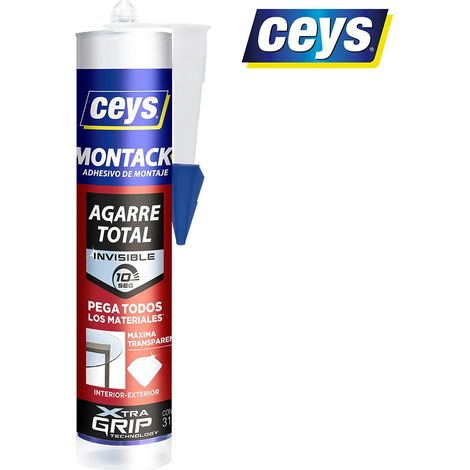 CEYS Montack Montagekleber – Unsichtbare Profi-Kartusche 315 g 507261