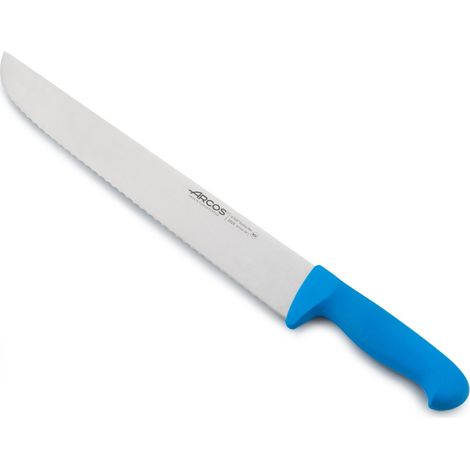 Fischermesser (perlmuttartig) Arcos Farbe - Prof 292523 Edelstahl Nitrum und mango ergonomisches Polypropylen blau und 35 cm Klinge, Vitrine (1/5)