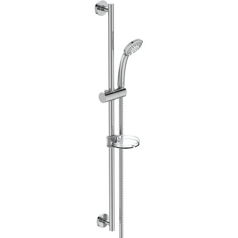 Ideal Standard - Idealrain, Kit asta doccia, Saliscendi con accessori, Cromato (1/3)